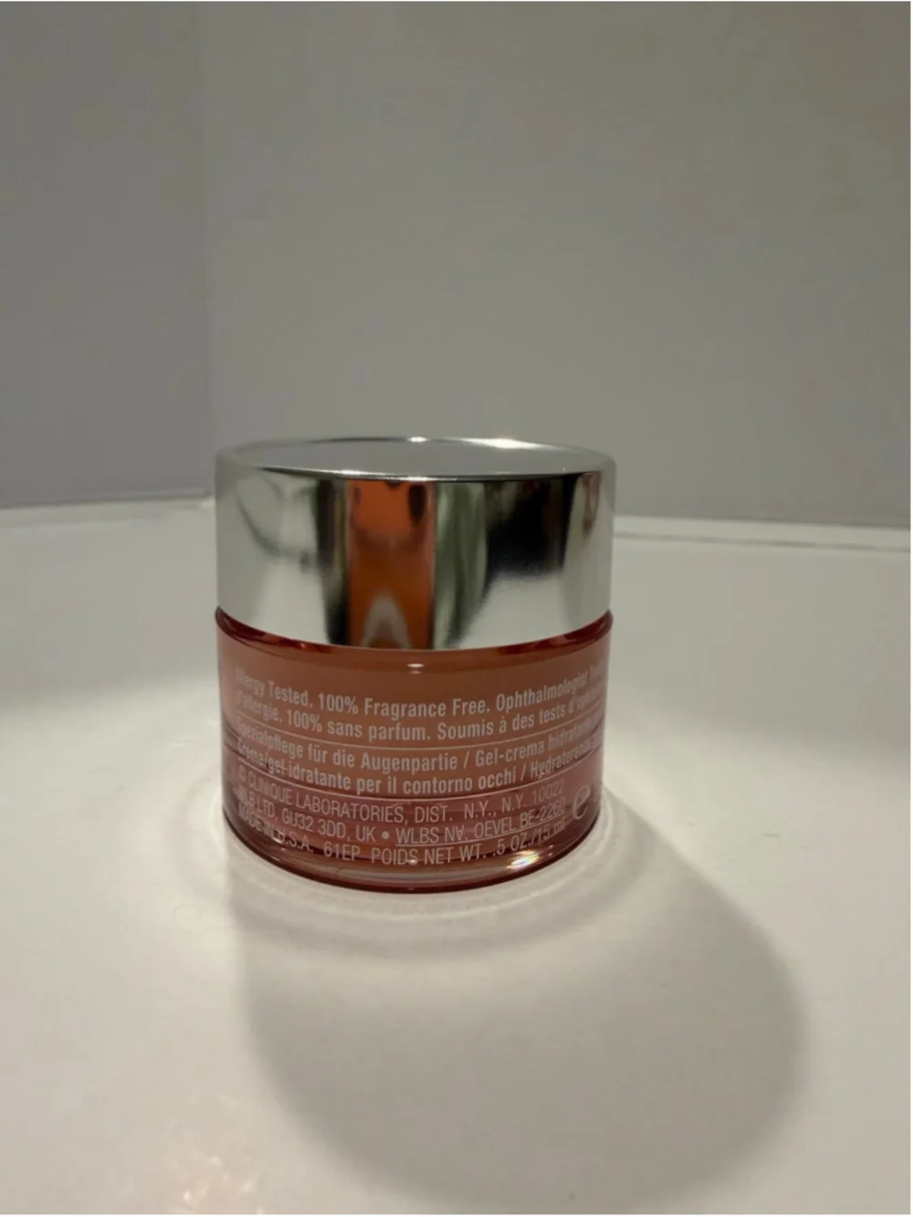 Clinique All About Eyes Reduces Circles Puffs Eye Cream 0.5oz/15 ml New w/o box